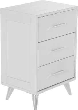 Arnoldell White Nightstand