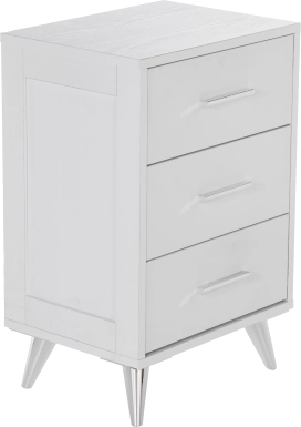 Arnoldell White Nightstand
