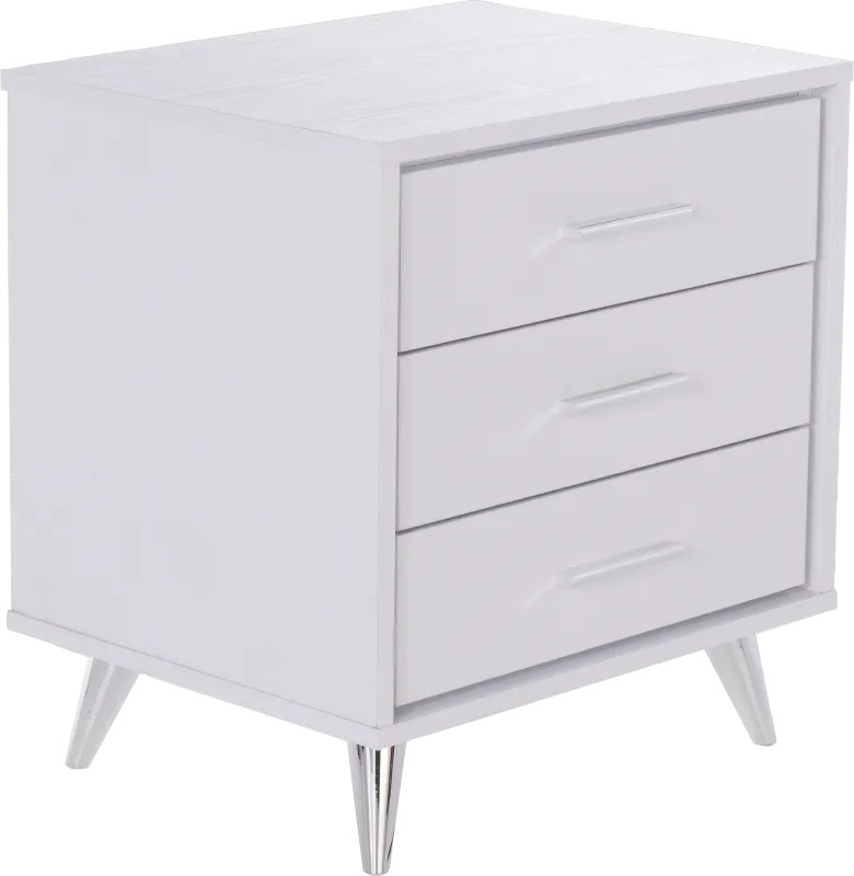 Arborvate White Nightstand
