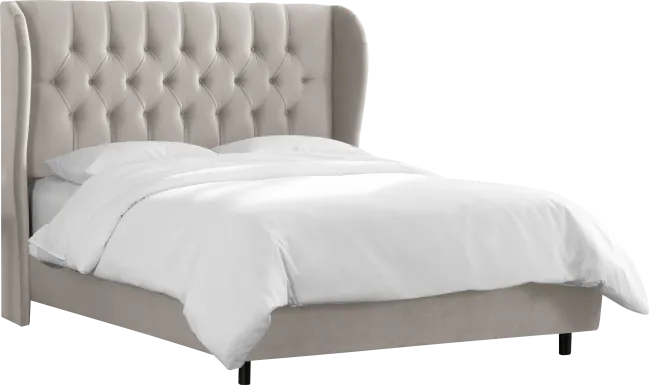 Whitmere Light Gray Queen Bed