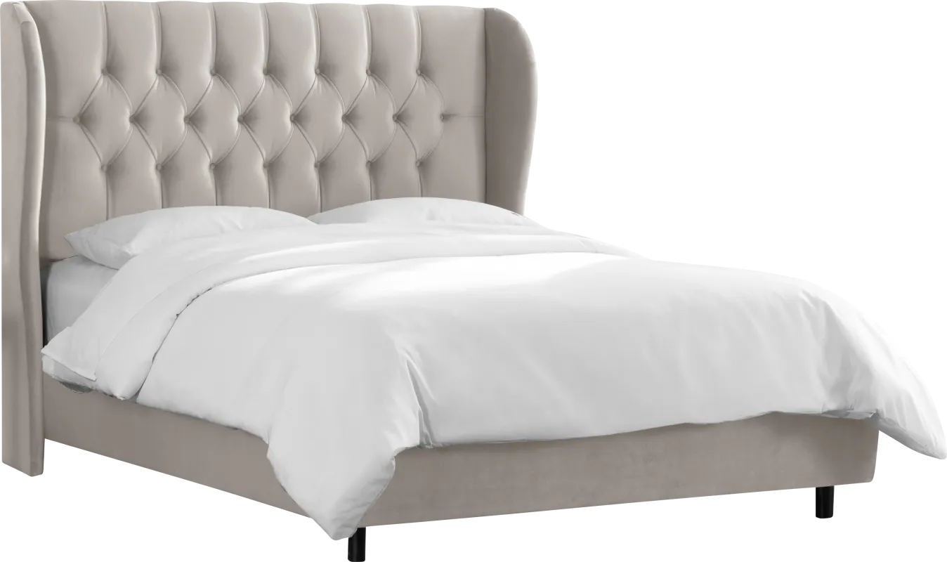 Whitmere Light Gray Queen Bed