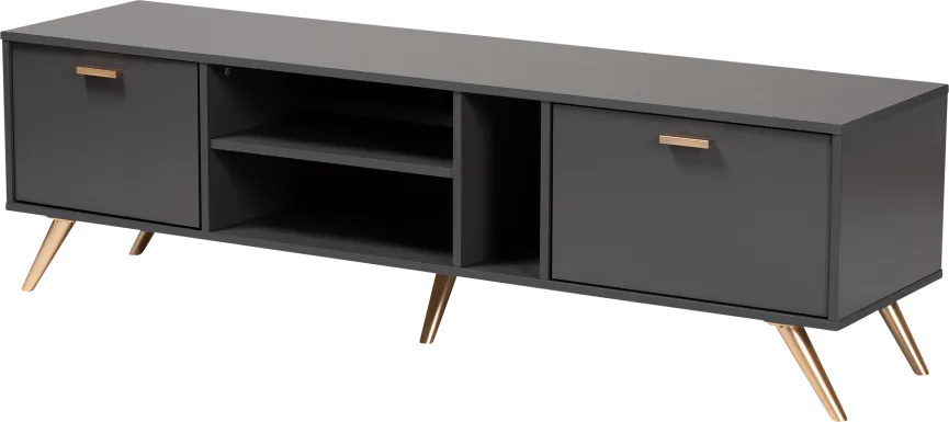 Cobblehill Dark Gray 63 in. Console