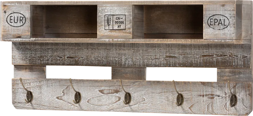 Wyona Brown Coat Rack