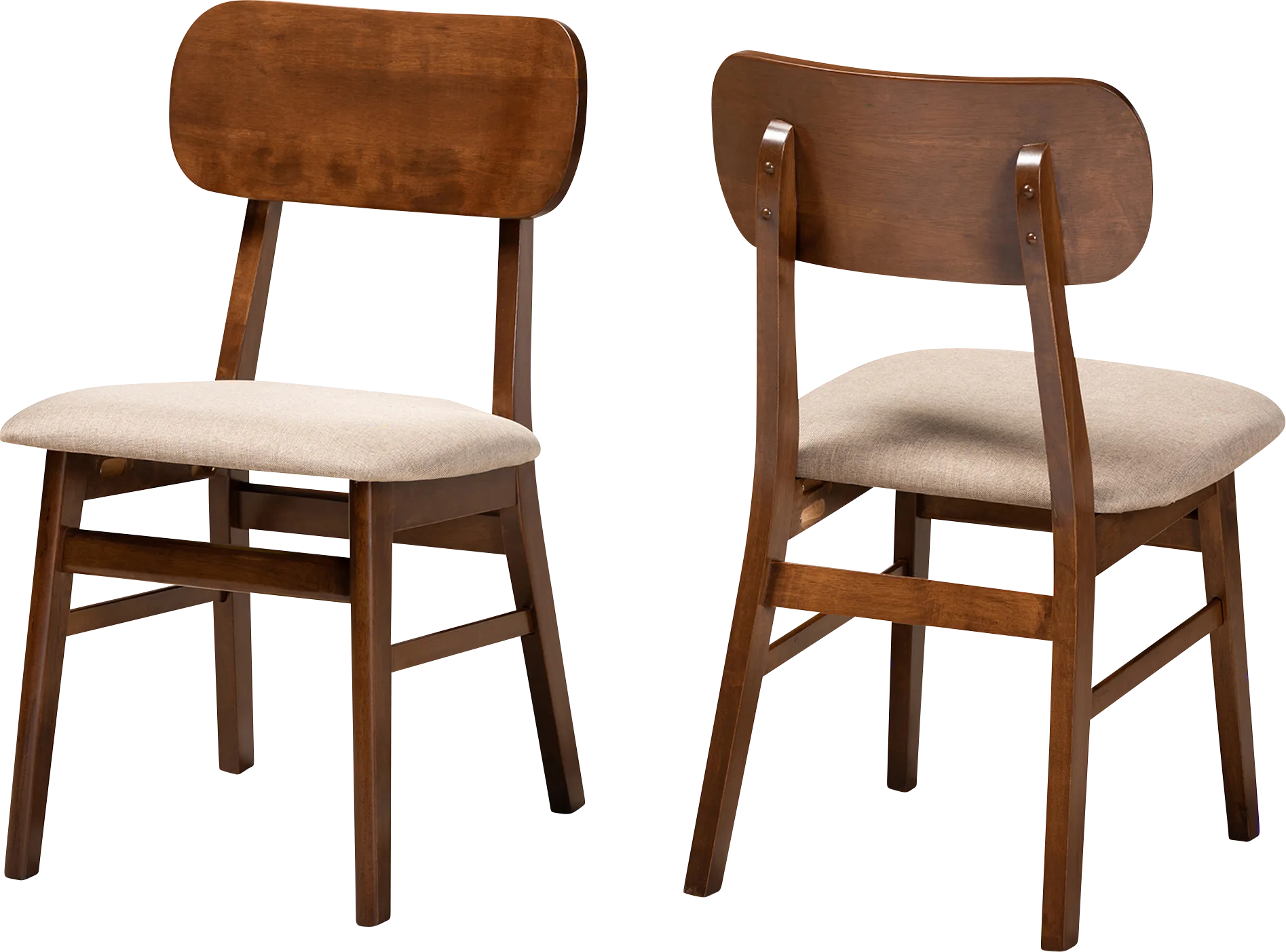 Bennson Brown Side Chair, Set of 2 - Thumbnail - Image 1