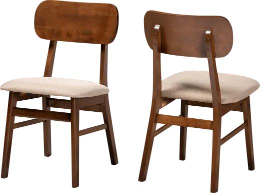 Bennson Brown Side Chair, Set of 2