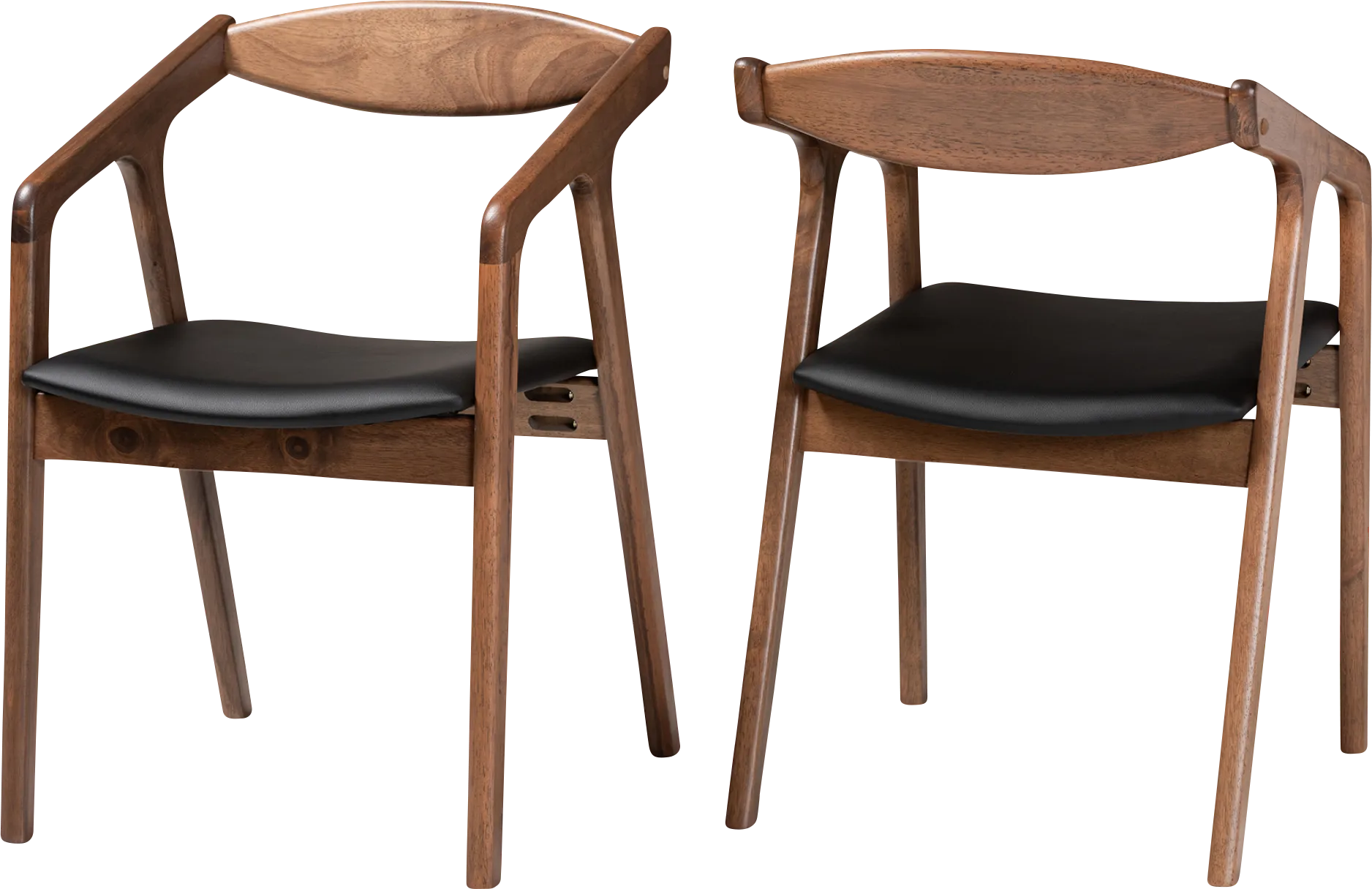 Whirtwell Black Arm Chair, Set of 2 - Thumbnail - Image 1