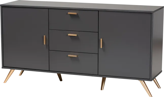 Aspinwall Dark Gray Sideboard