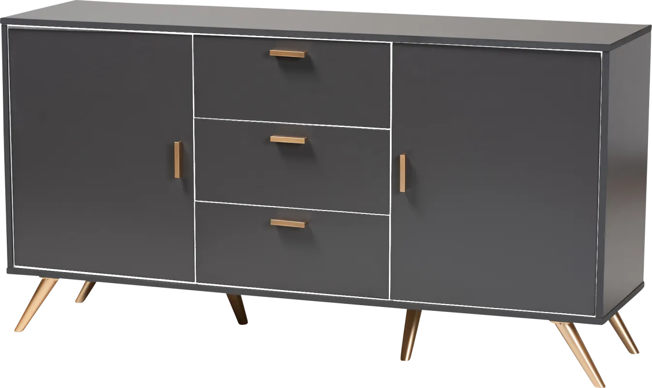 Aspinwall Dark Gray Sideboard