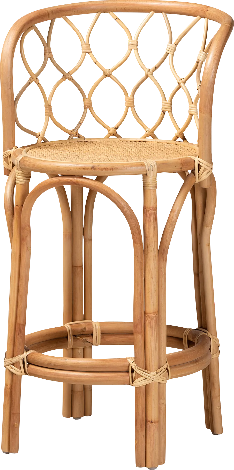 Mangin Brown Counter Height Stool - Thumbnail - Image 1
