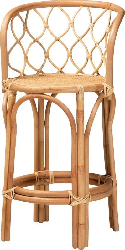 Mangin Brown Counter Height Stool