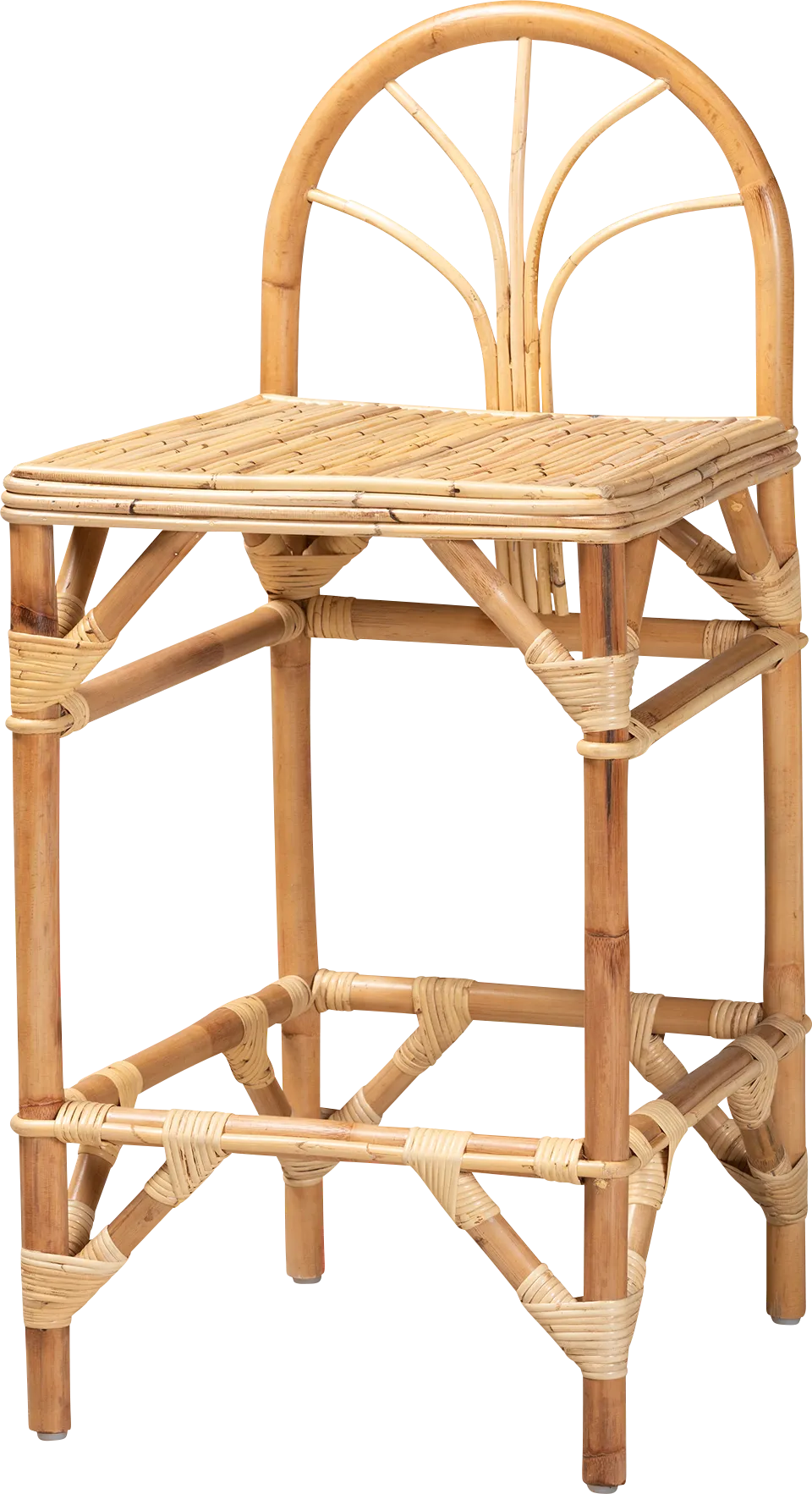 Renwick Brown Counter Height Stool - Thumbnail - Image 1