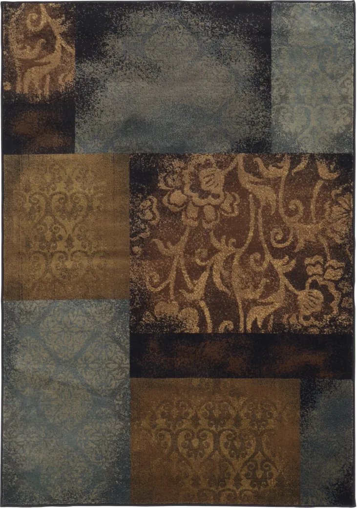 Jakob Blue 5'3 x 7'6 Rug - Image 1