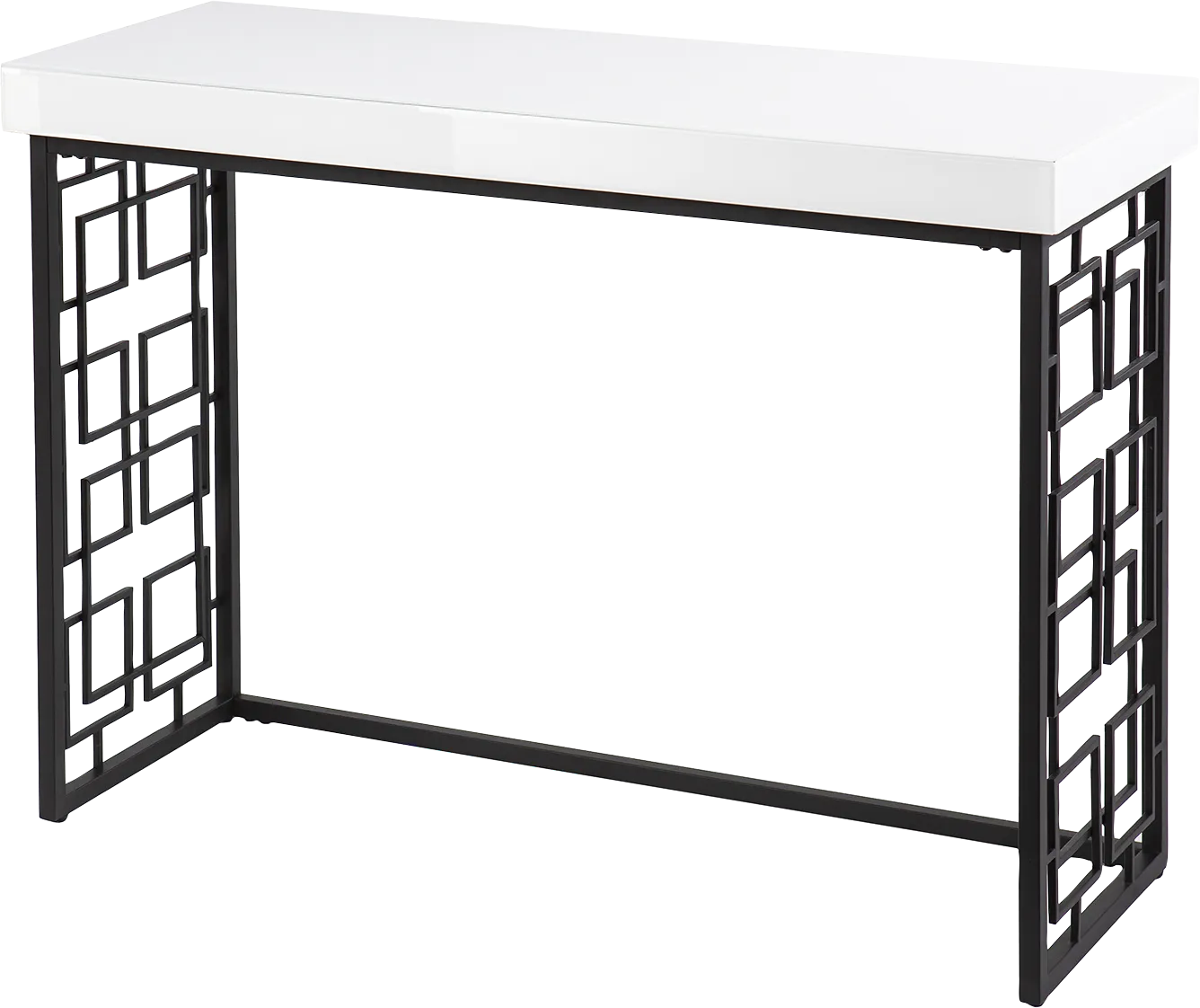 Collvile White Sofa Table - Thumbnail - Image 1