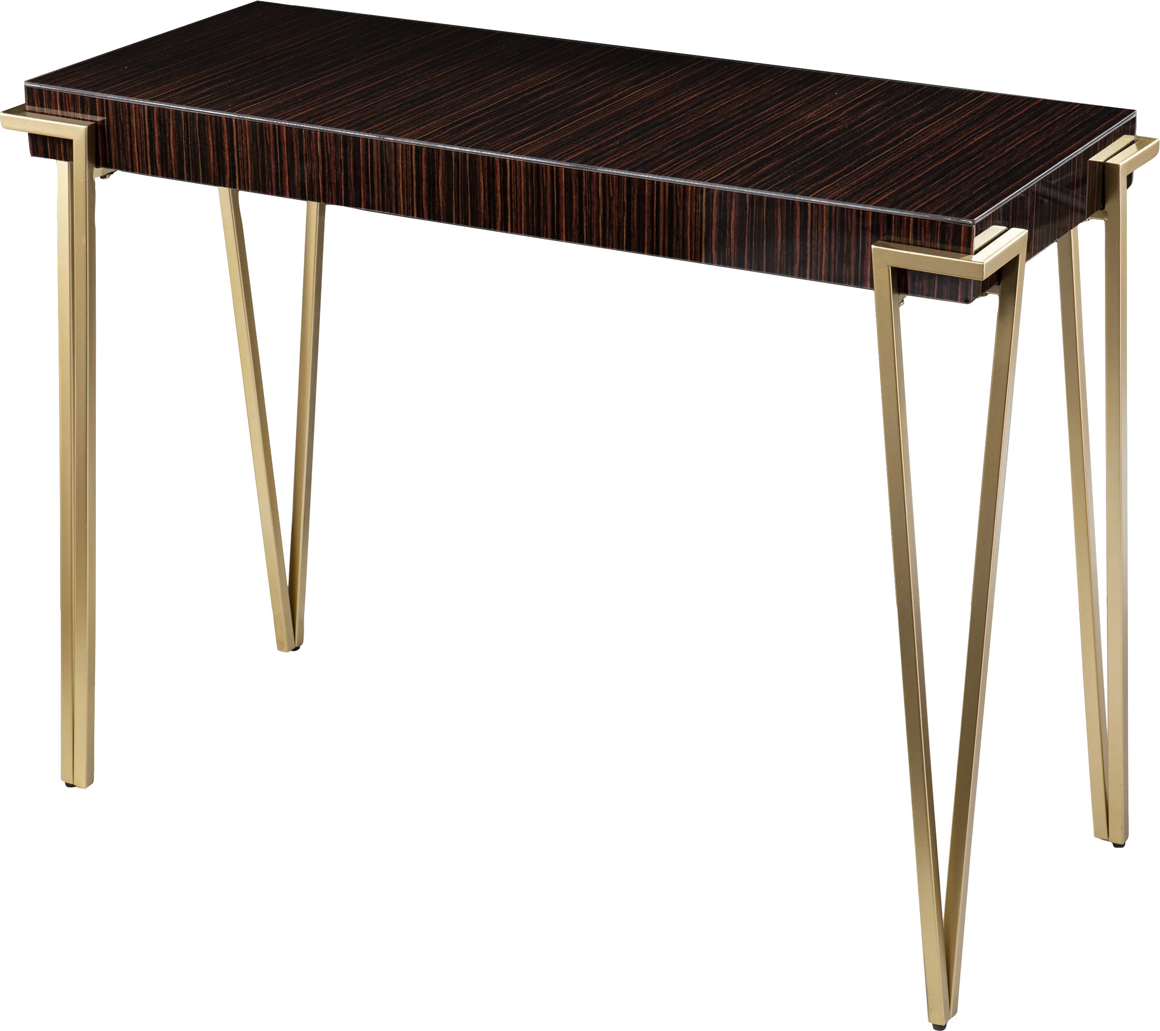 Broadingham Brown Sofa Table - Thumbnail - Image 1