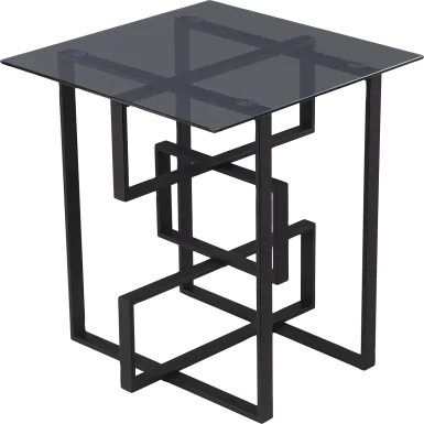 Broomsedge Black Accent Table