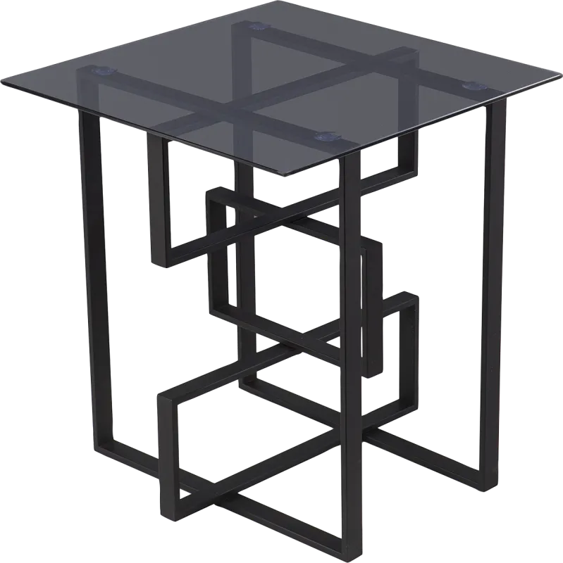 Broomsedge Black Accent Table