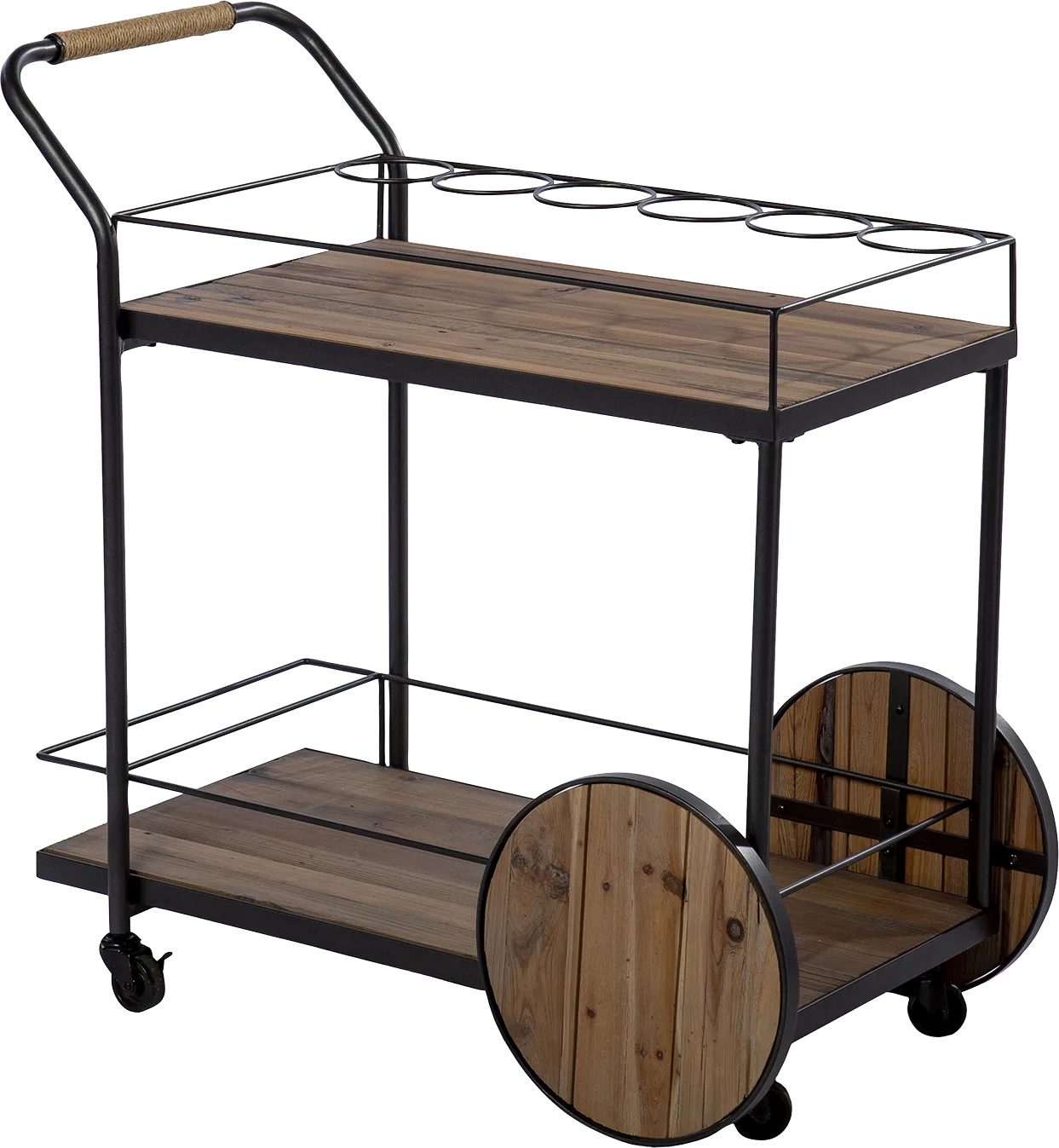 Craddock Natural Barcart - Image 1