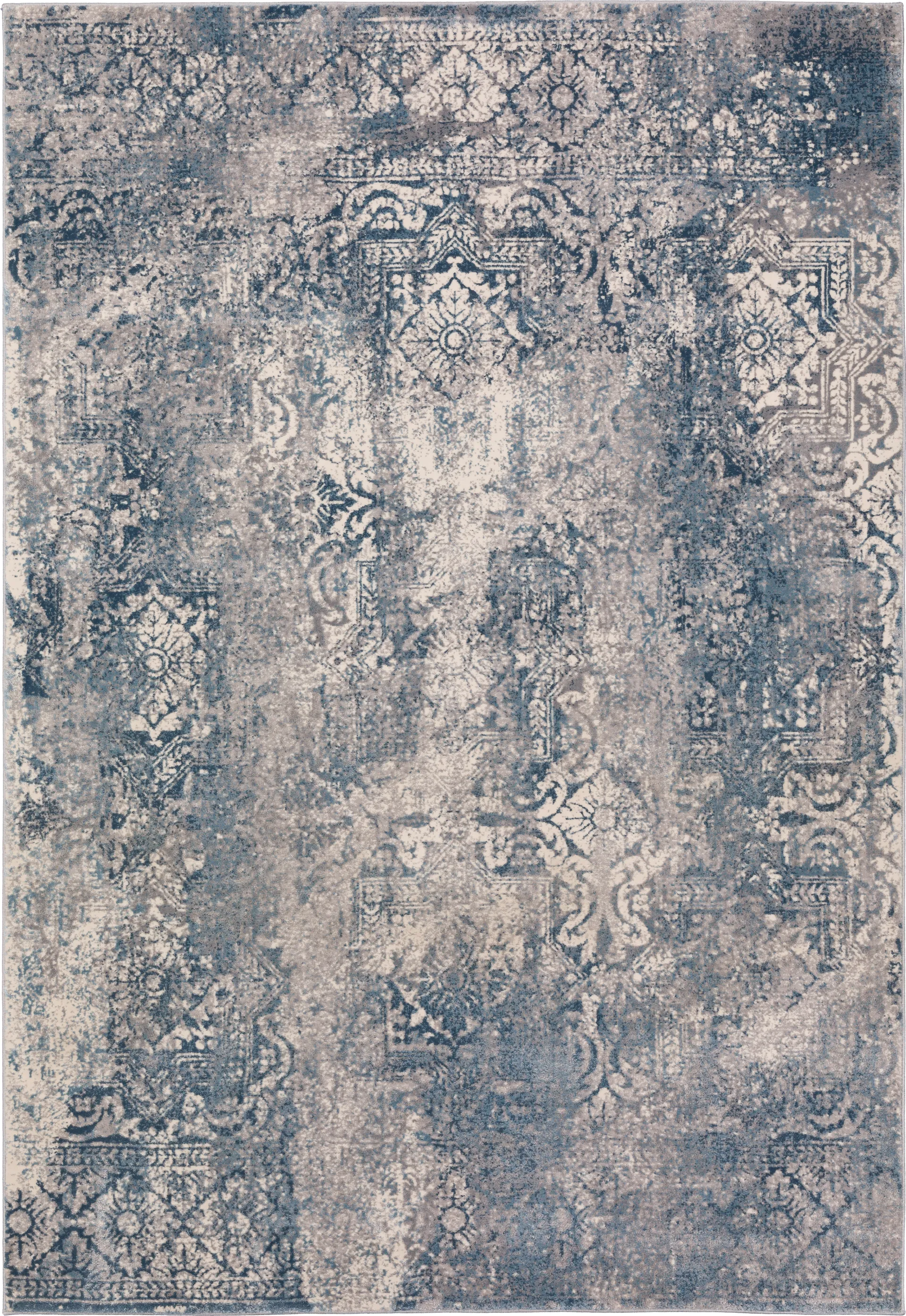 Deshard 8' x 10' Blue Rug - Image 1
