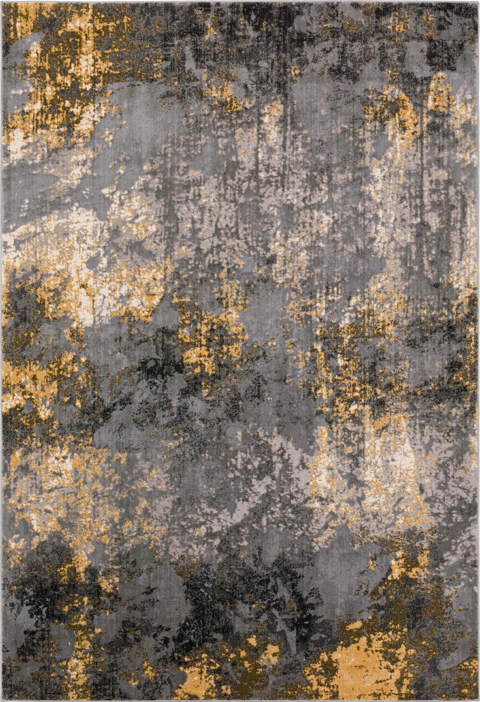 Norez 5' x 7' Yellow Rug - Image 1