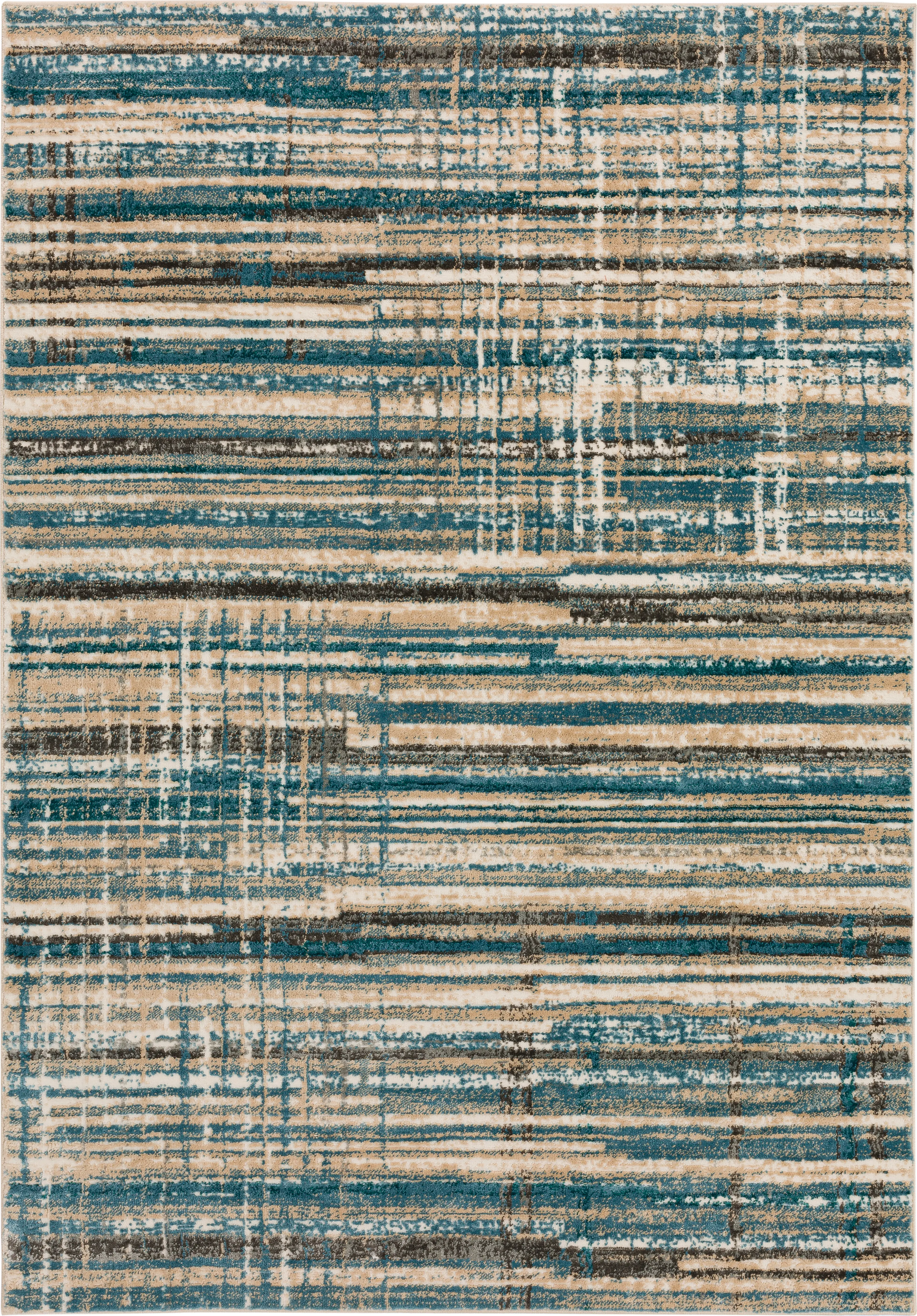 Azmer 8' x 10' Blue/Brown Rug