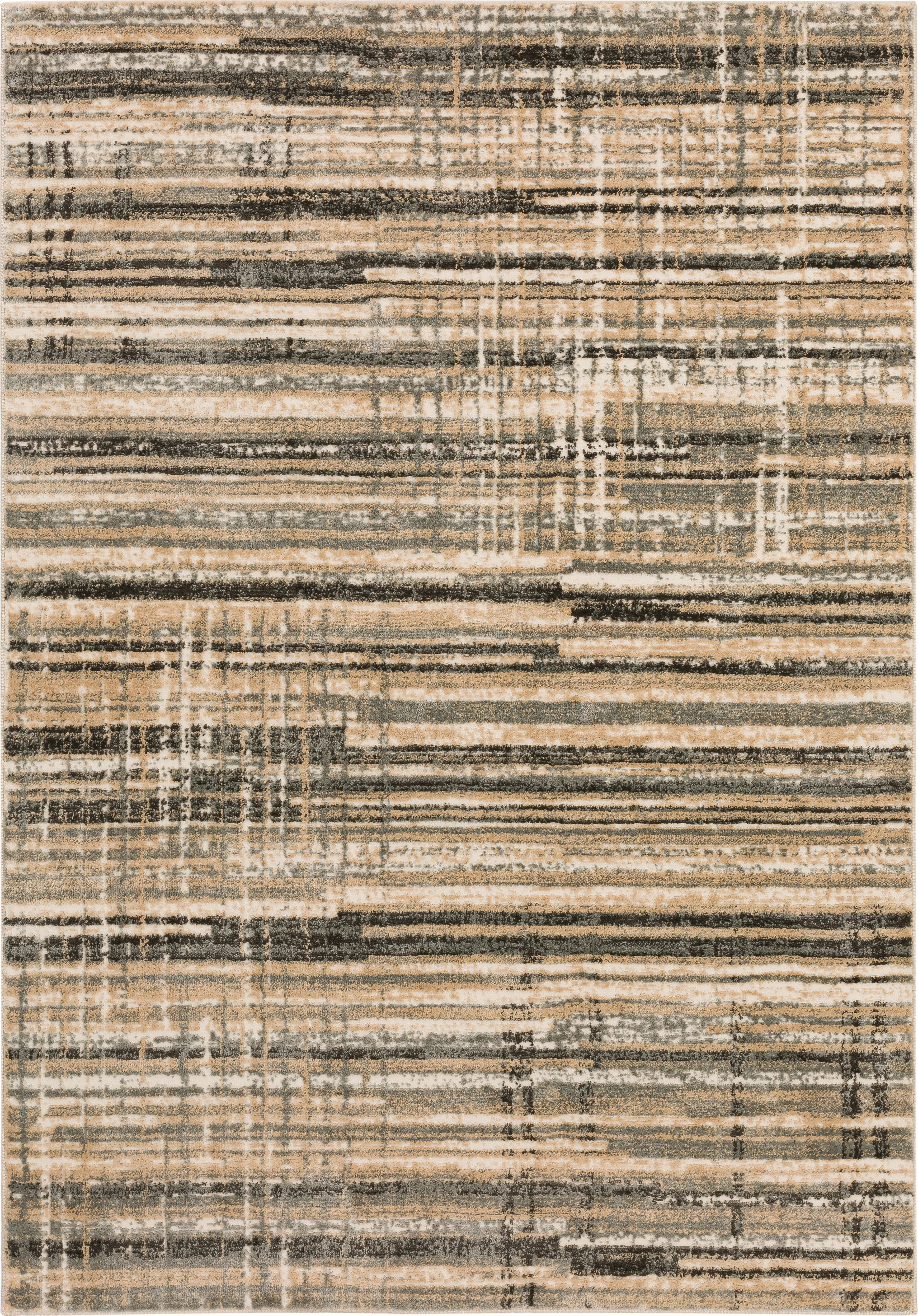 Azmer 8' x 10' Gray/Brown Rug - Thumbnail - Image 1