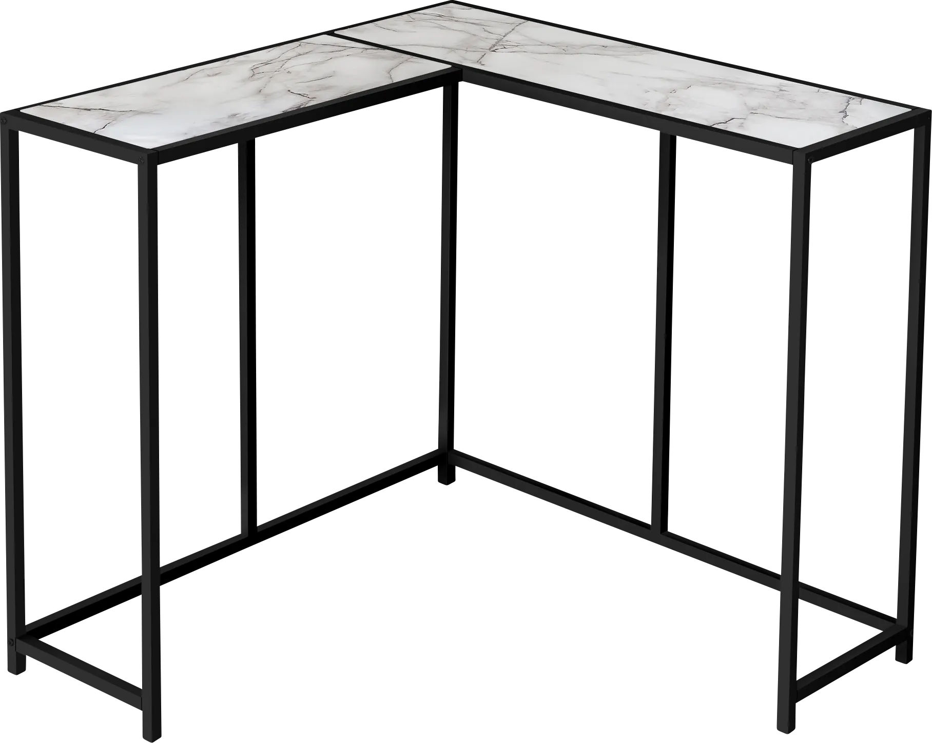 Aisquith Marble Sofa Table - Thumbnail - Image 1