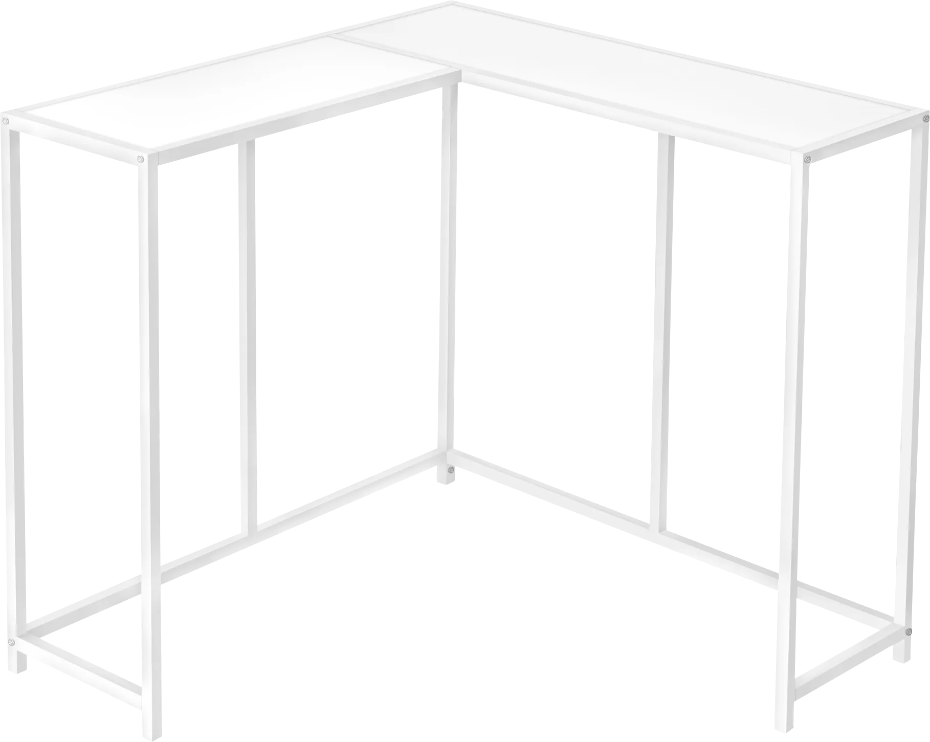 Aisquith White Sofa Table - Image 1