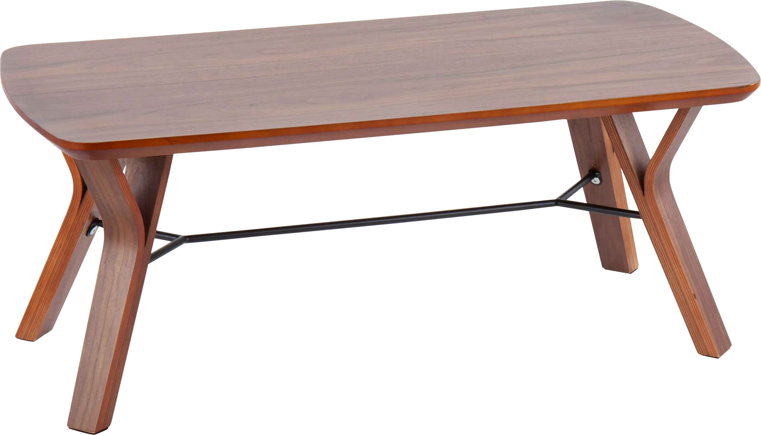 Rushworth II Walnut Accent Bench - Thumbnail - Image 1