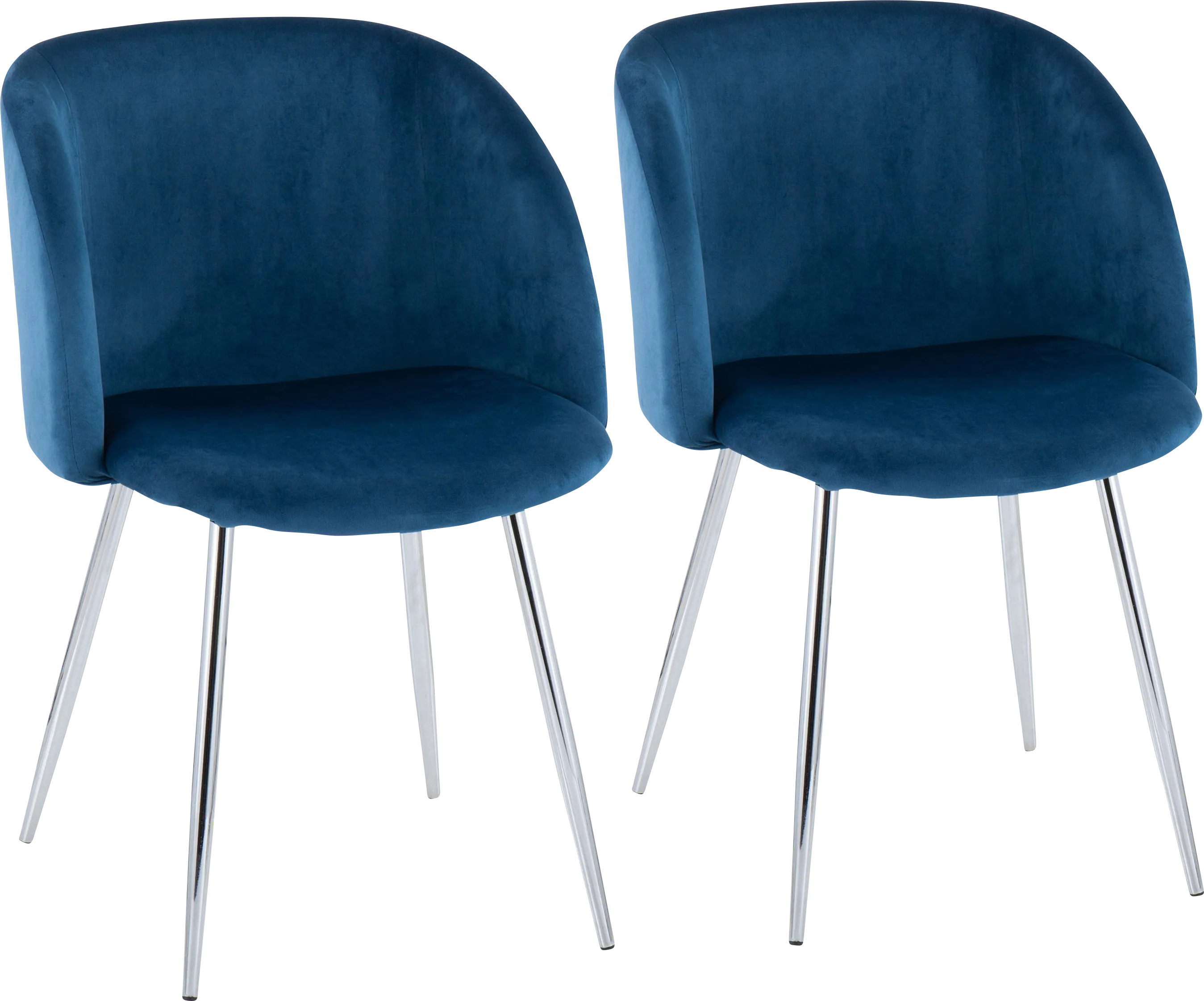 Roxton Blue Side Chair Set of 2 - Thumbnail - Image 1