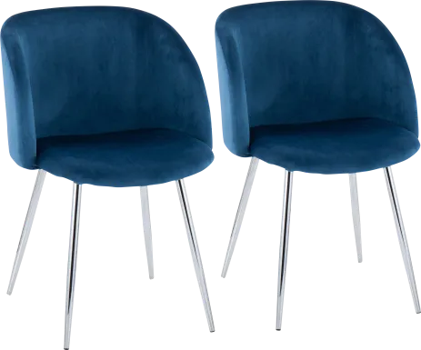 Roxton Blue Side Chair Set of 2