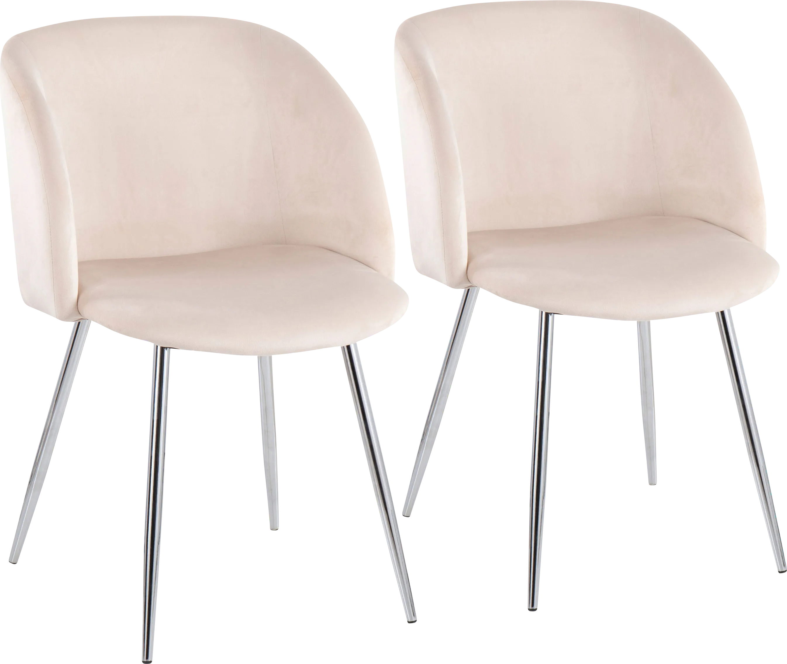 Roxton Cream Side Chair Set of 2 - Thumbnail - Image 1