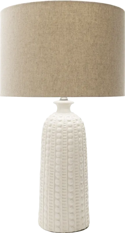 Leon Drive White Lamp