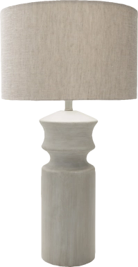 Pelham Island Gray Lamp
