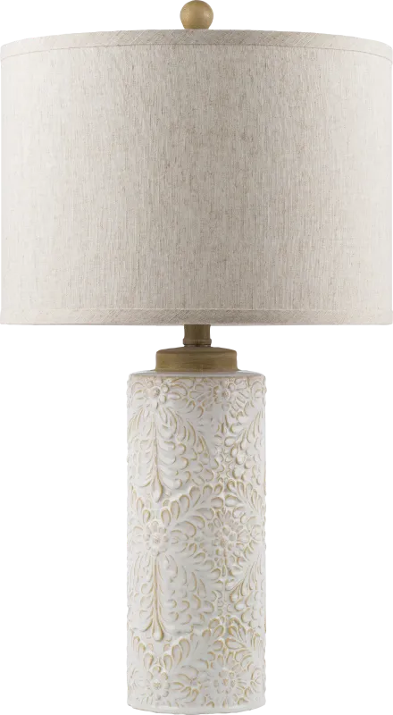 Thayer Way Cream Lamp