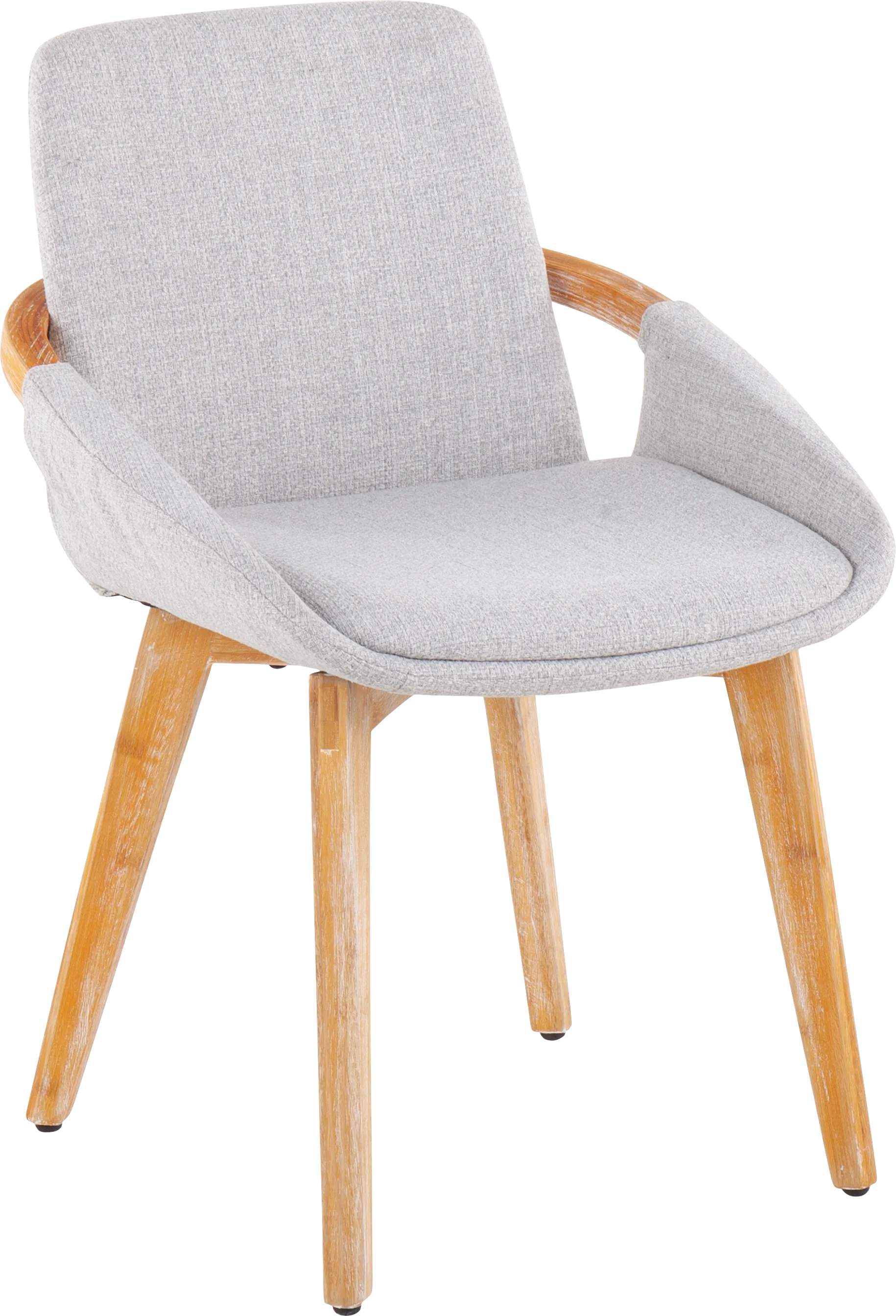 Nuckols Light Gray Arm Chair - Thumbnail - Image 1