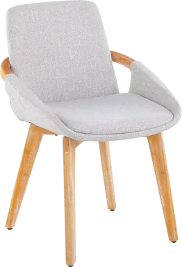 Nuckols Light Gray Arm Chair