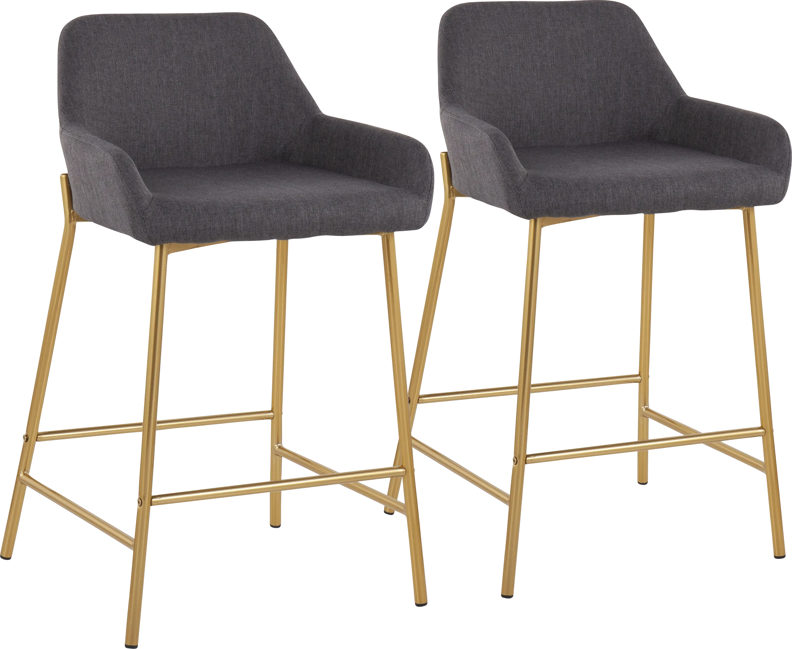 Rimcrest I Charcoal Counter Height Stool Set of 2 - Thumbnail - Image 1