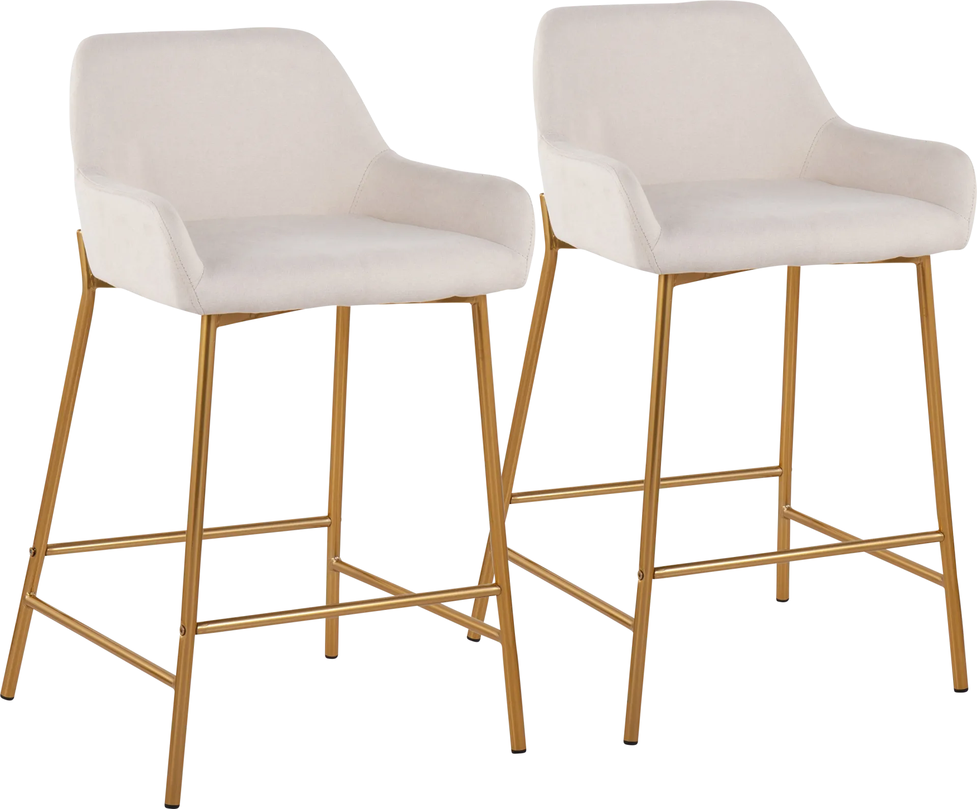 Rimcrest I Cream Counter Height Stool Set of 2 - Image 1