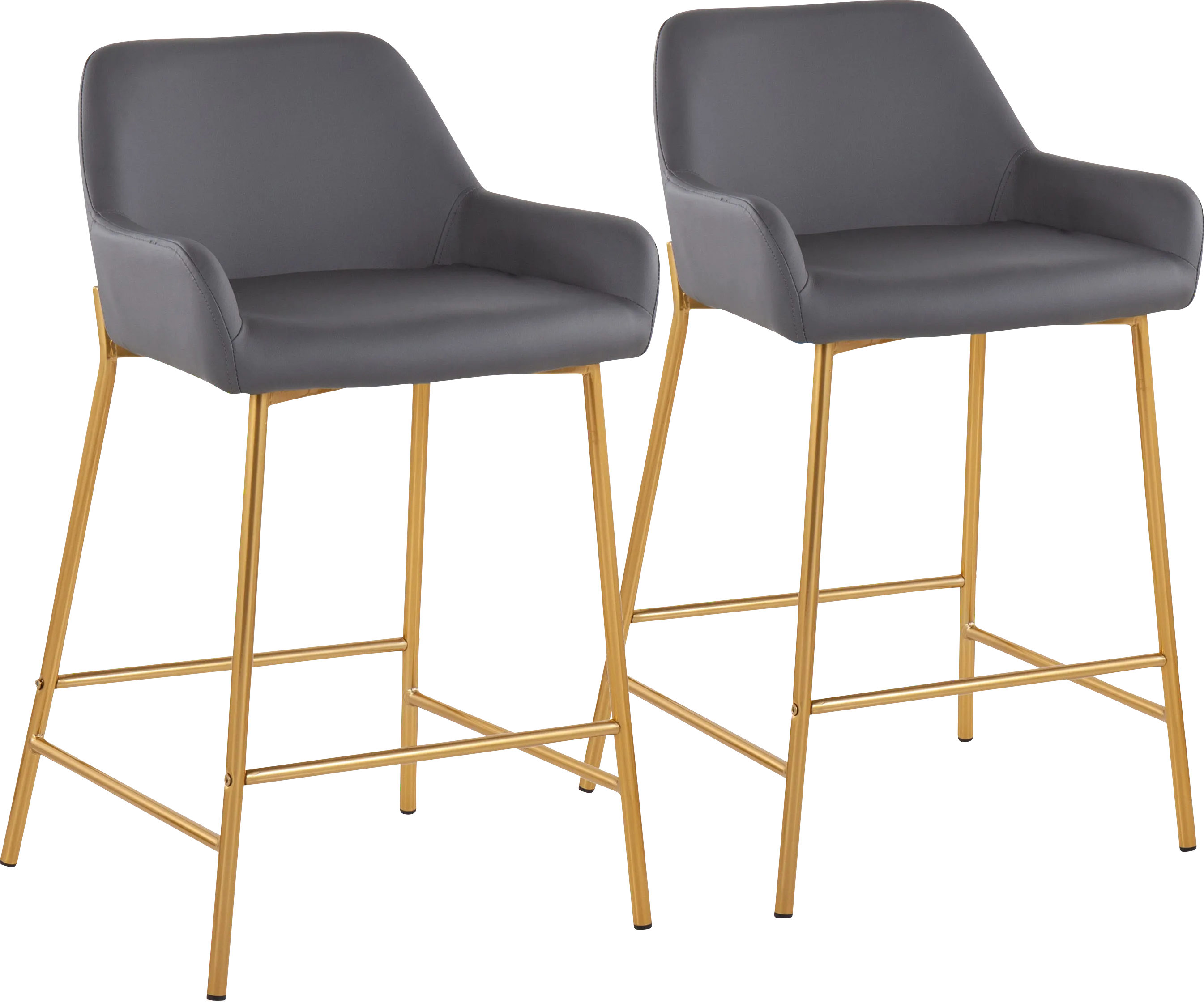 Rimcrest I Gray Counter Height Stool Set of 2