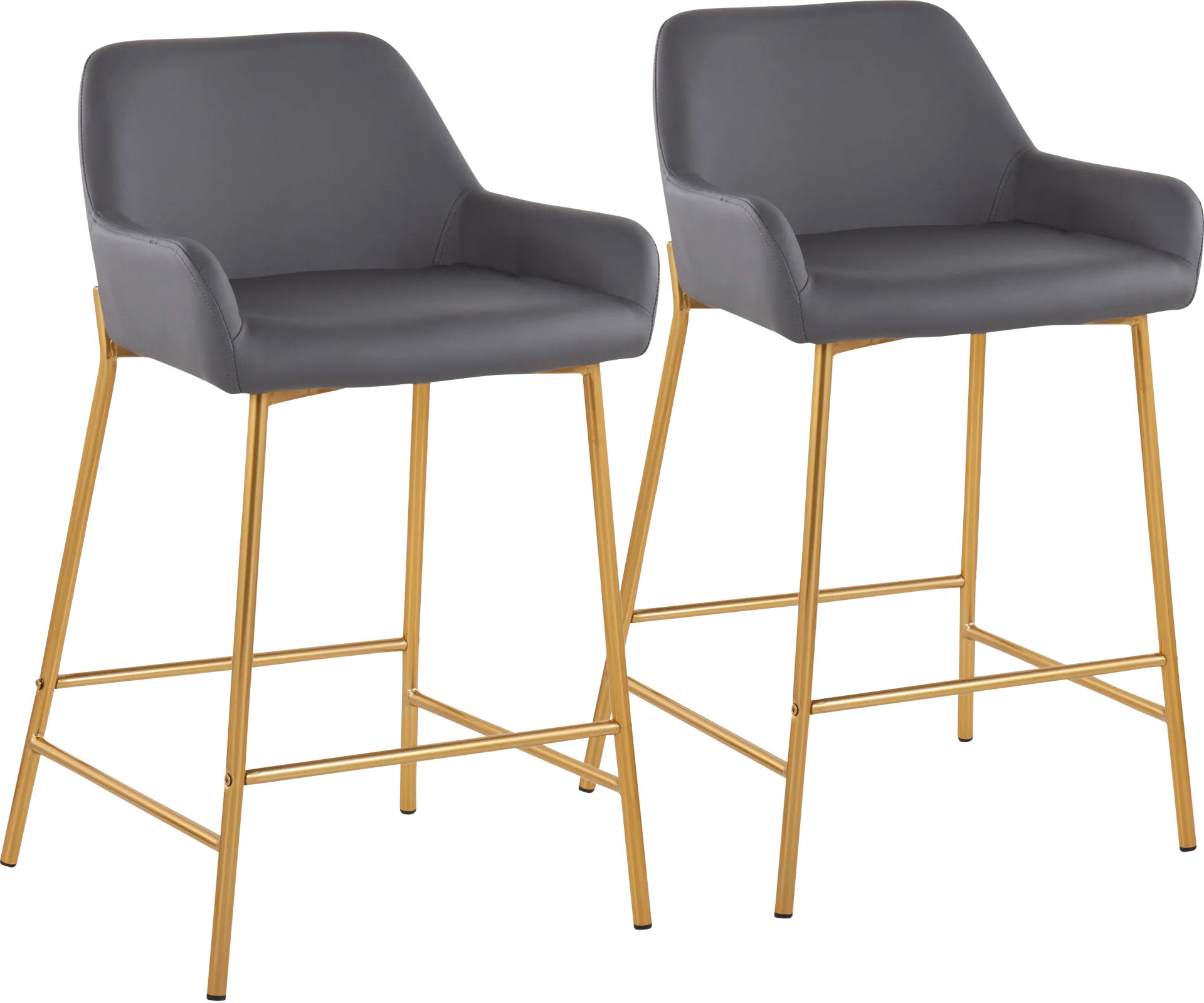 Rimcrest I Gray Counter Height Stool Set of 2 - Image 1