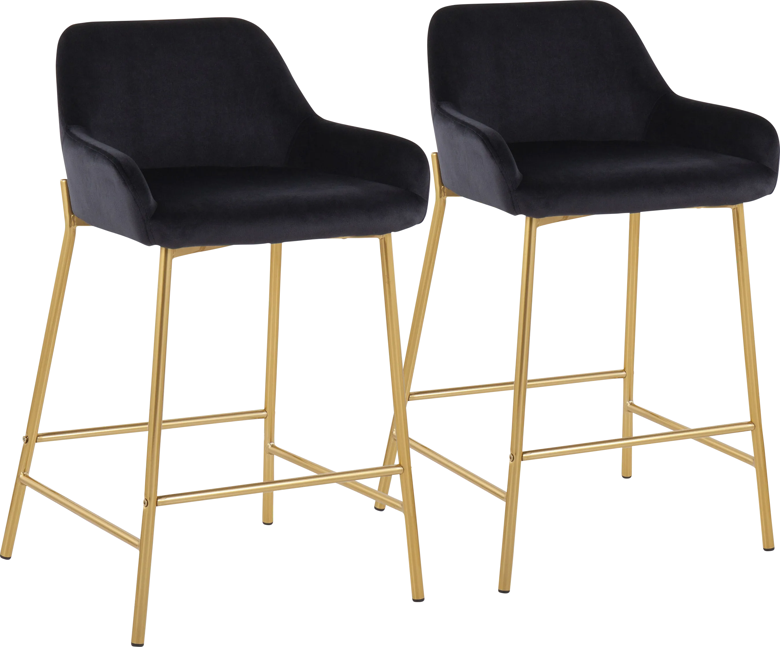 Rimcrest Black Counter Height Stool Set of 2
