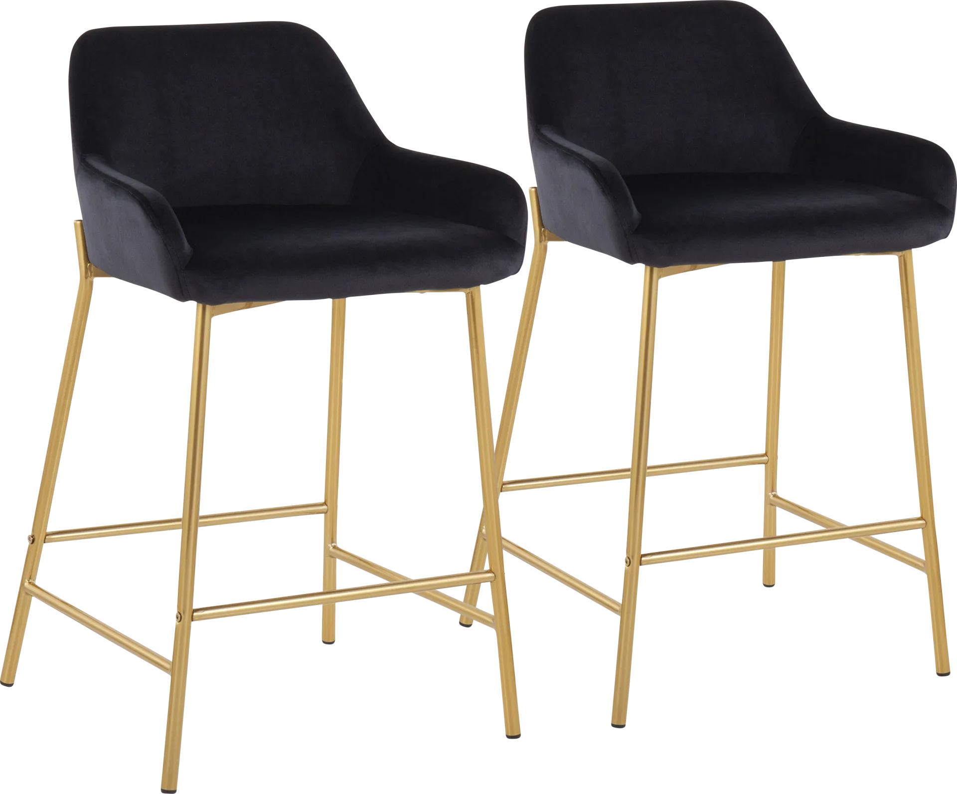 Rimcrest Black Counter Height Stool Set of 2 - Image 1