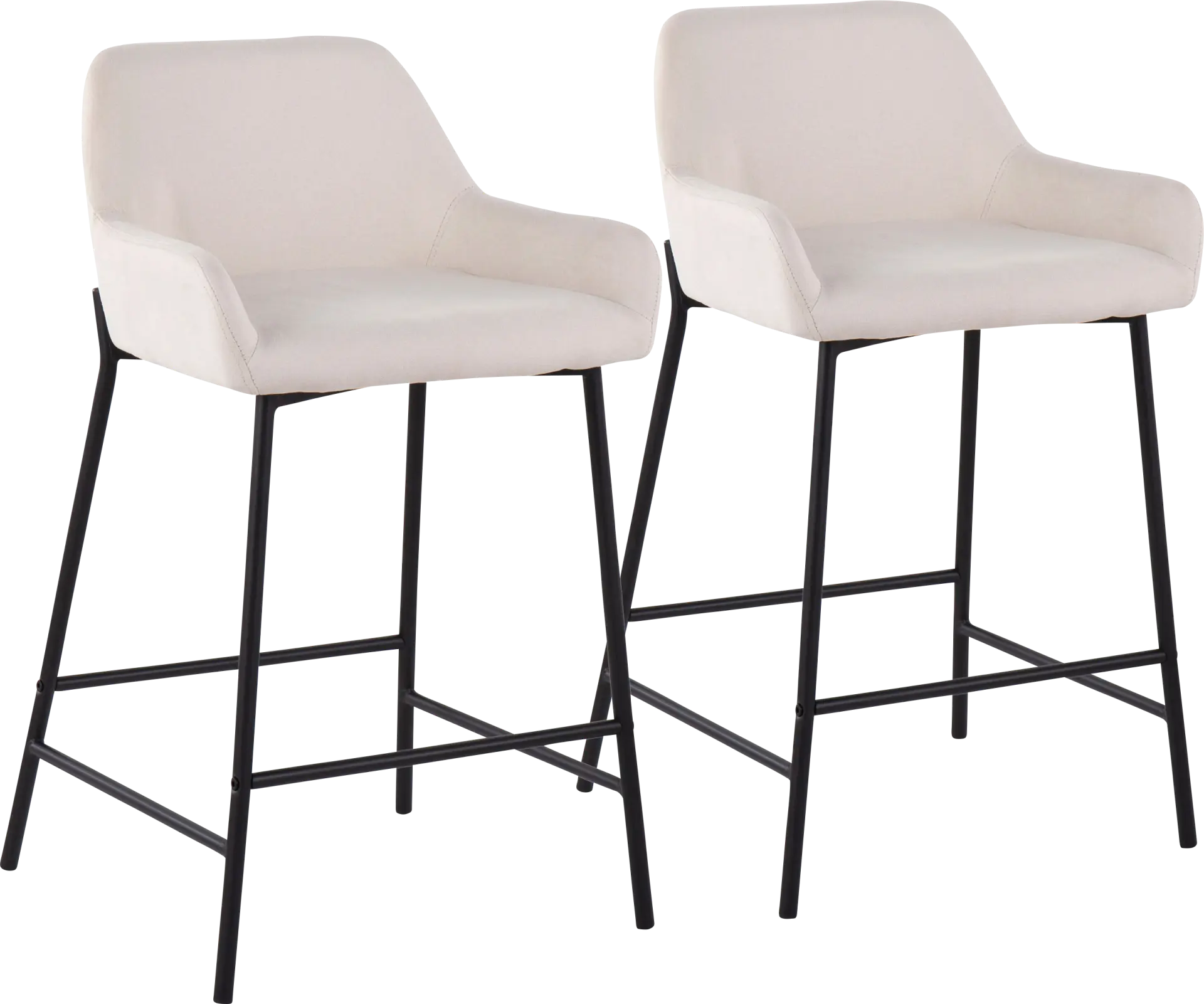 Rimcrest II Cream Counter Height Stool Set of 2