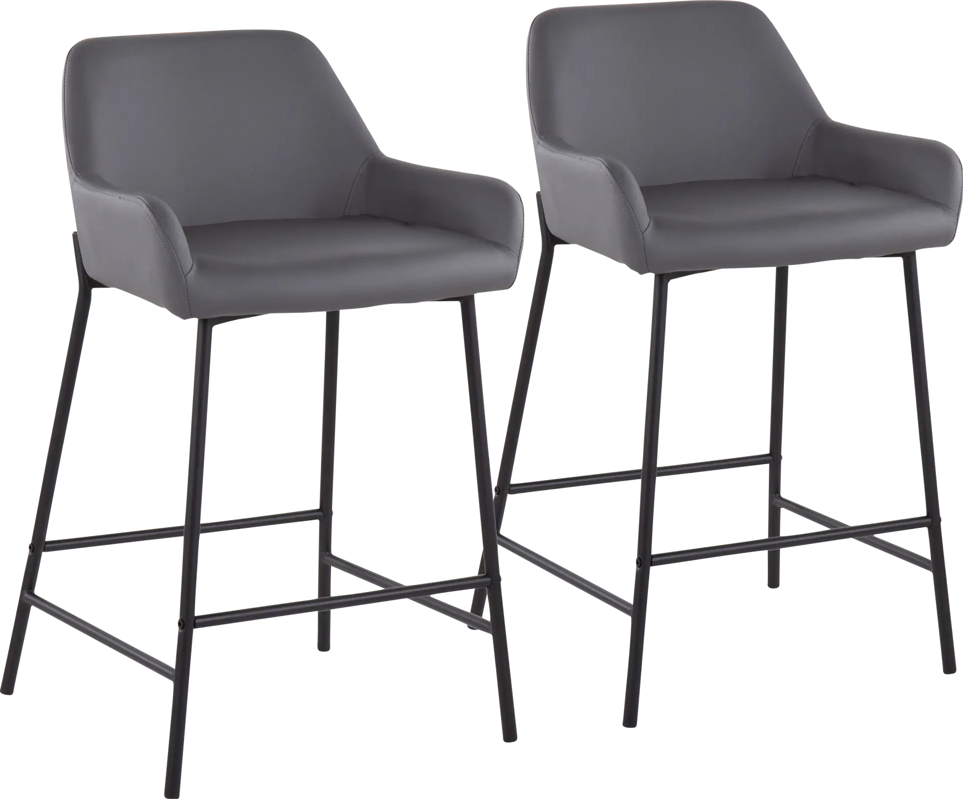 Rimcrest II Gray Counter Height Stool Set of 2