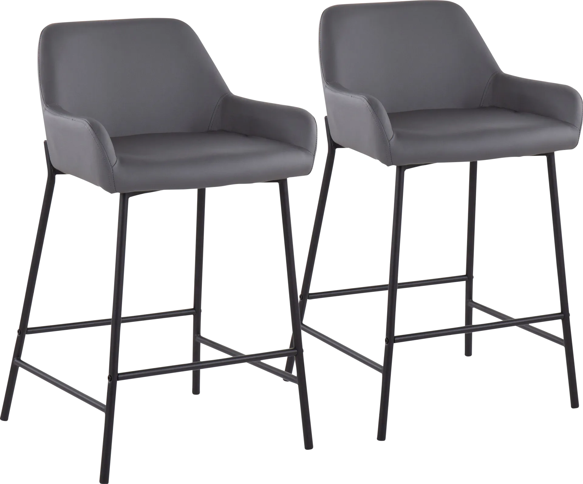 Rimcrest II Gray Counter Height Stool Set of 2 - Image 1