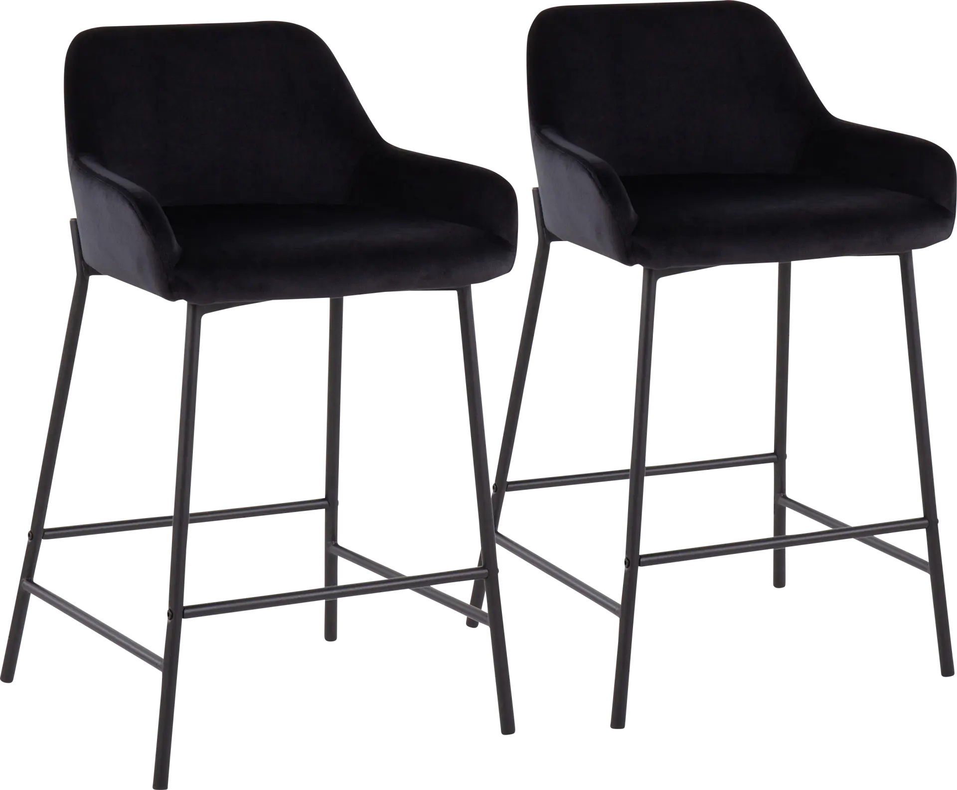 Rimcrest II Black Counter Height Stool Set of 2