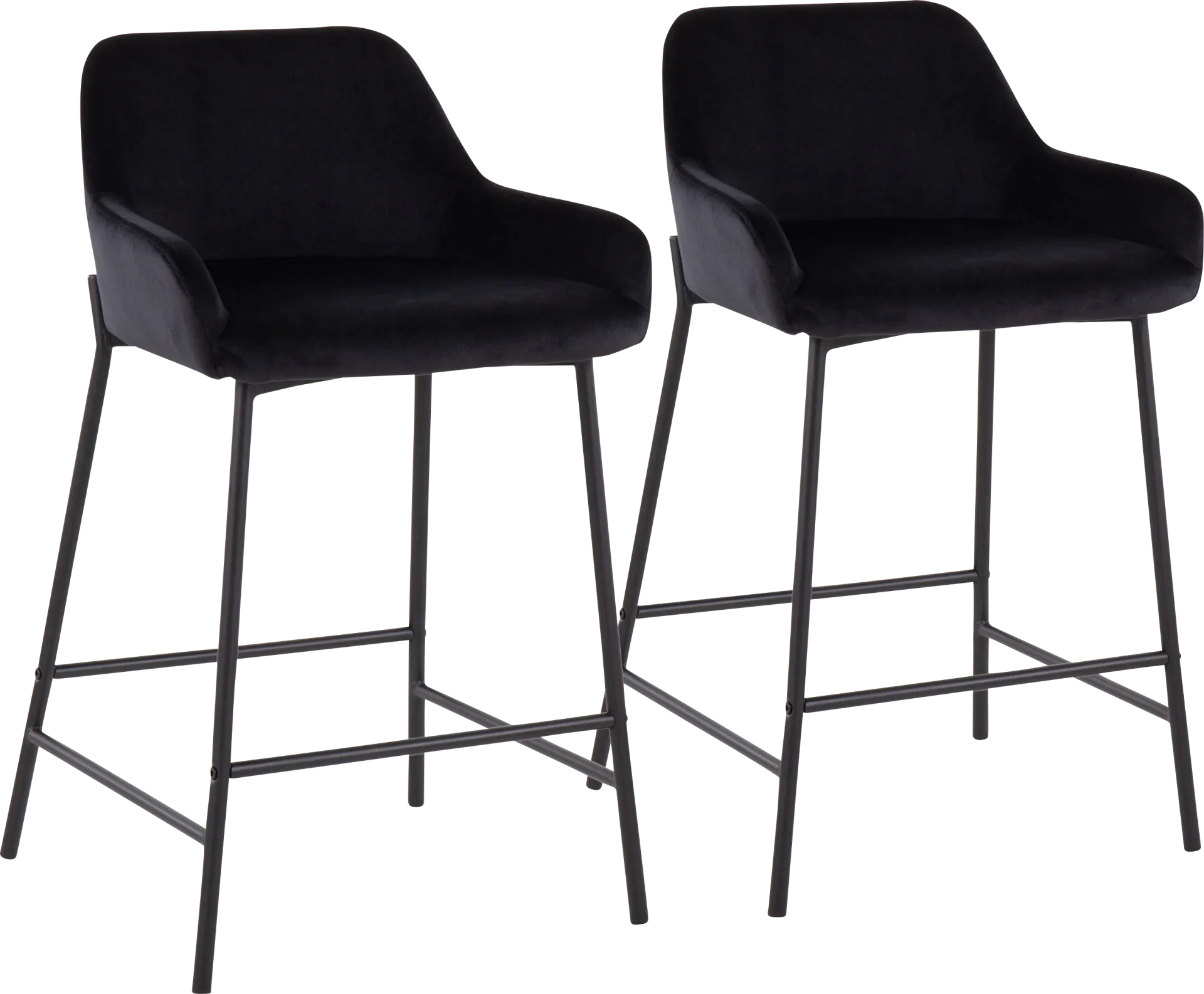 Rimcrest II Black Counter Height Stool Set of 2 - Image 1