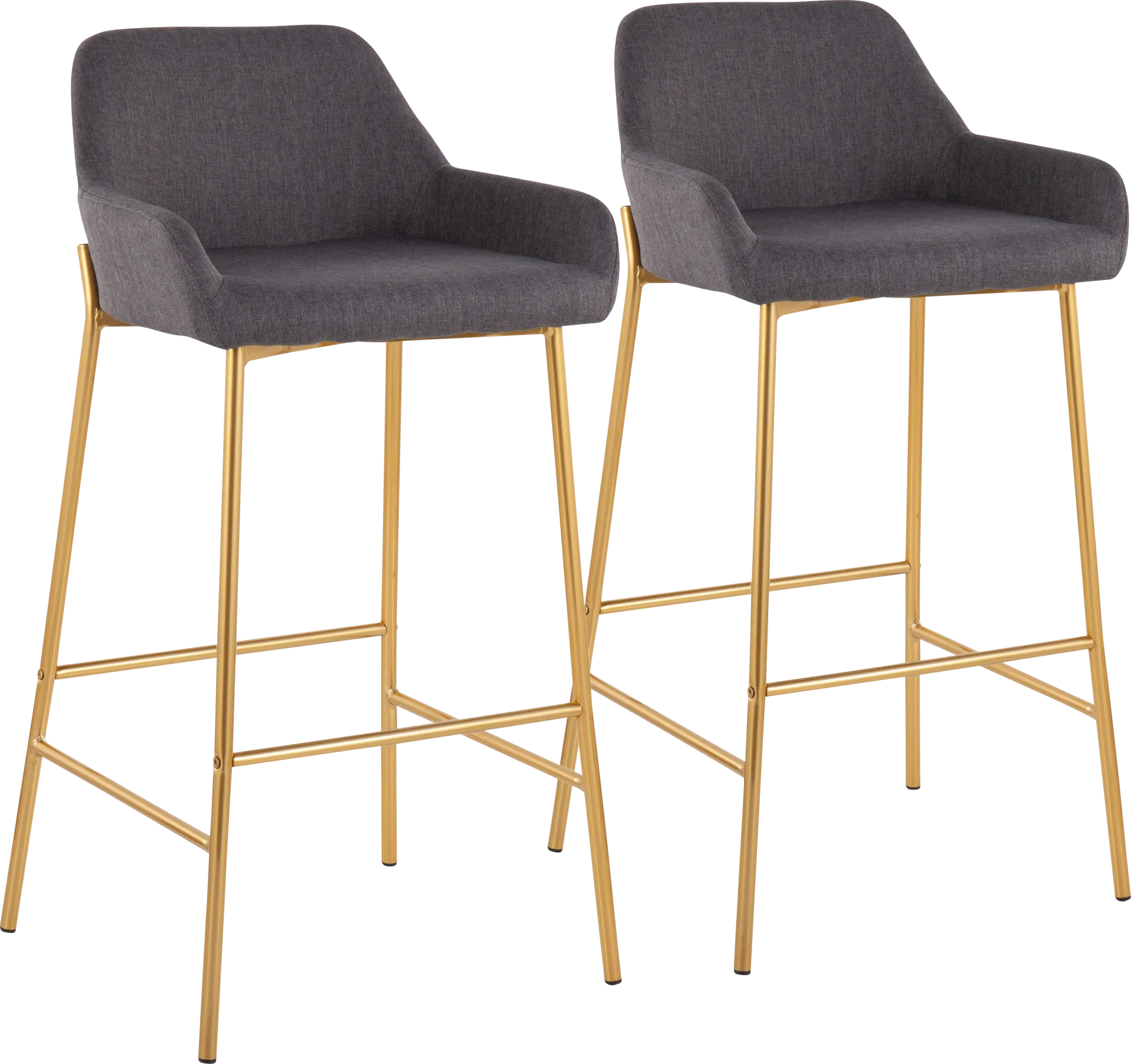 Rimcrest I Charcoal Barstool Set of 2 - Image 1