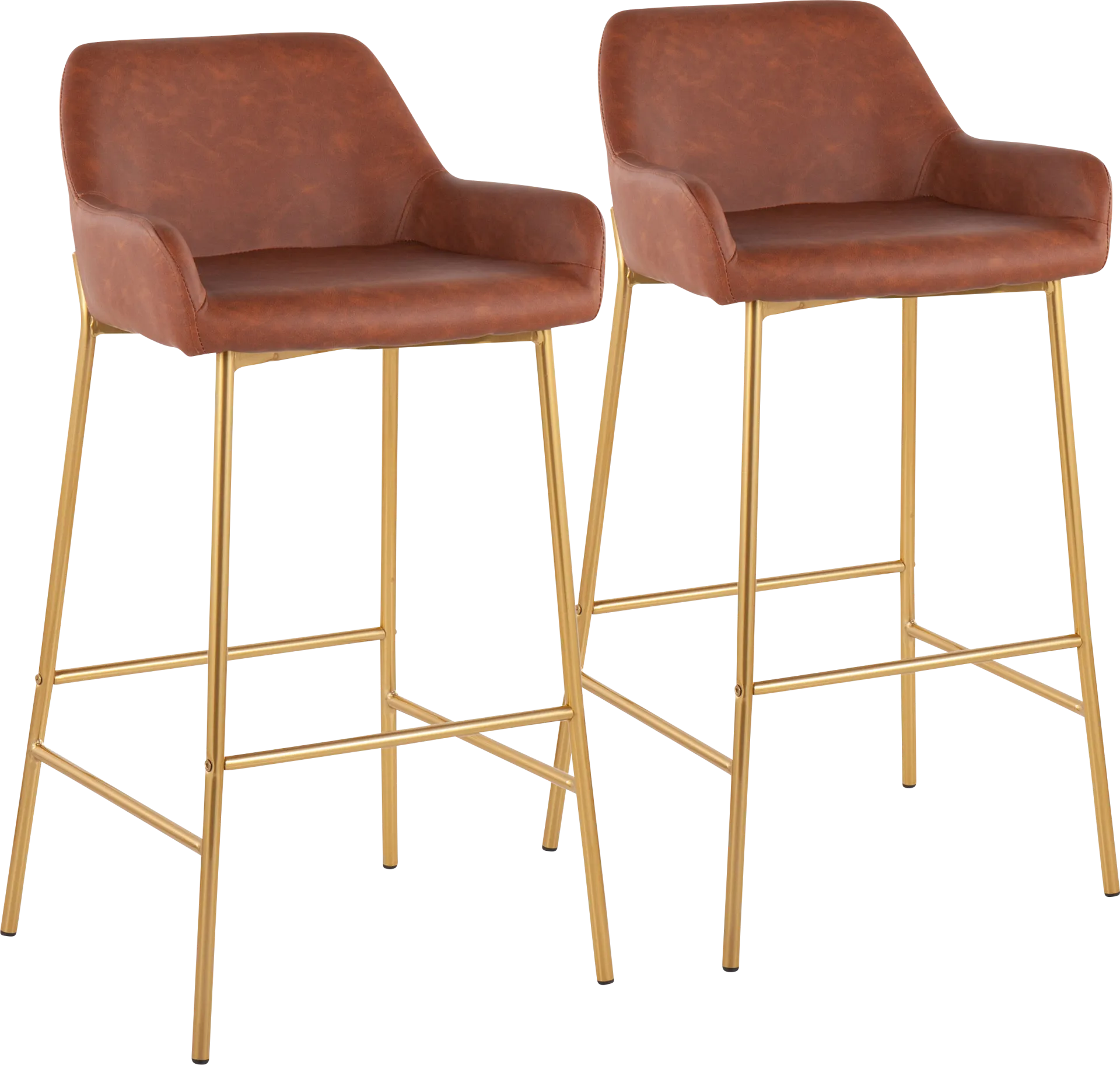 Rimcrest I Camel Barstool Set of 2 - Image 1