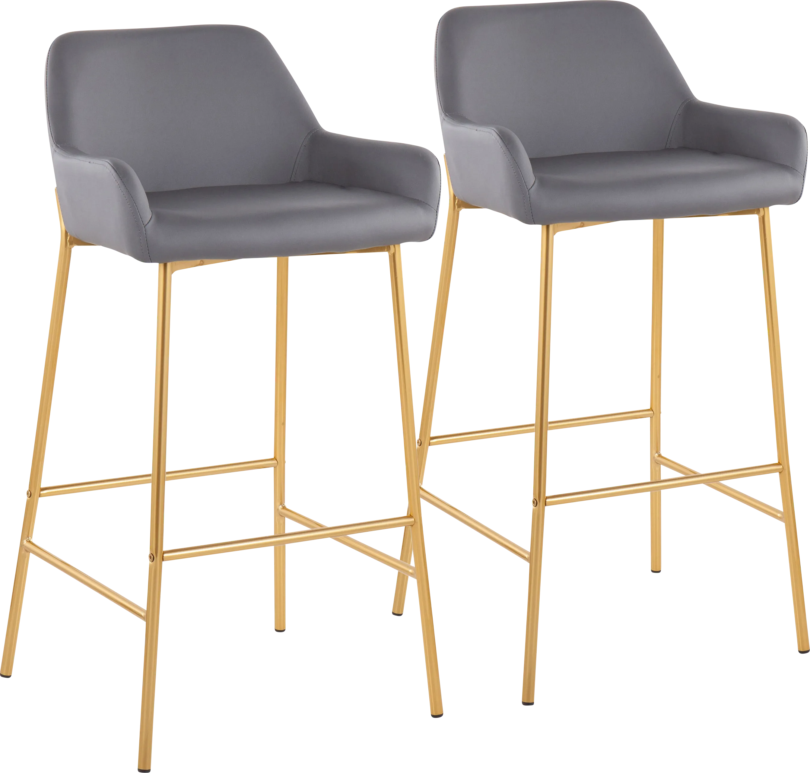 Rimcrest I Gray Barstool Set of 2